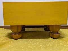 Vintage Goban Go Board Japanese Kaya with 4 legs Japan Igo 16.5cm thick