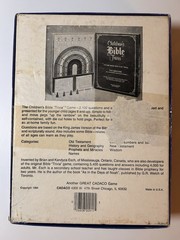 Vintage Children’s Bible Trivia Game Complete EUC Cadaco 1984