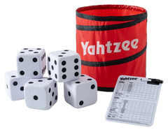 Huge Yahtzee Giant Outdoor Dice Game Set Lawn Yard Family Party Fun