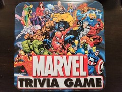Marvel Super Hero TRIVIA GAME in ORIGINAL Tin – 2001 – COMPLETE! Great condition