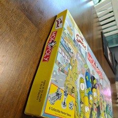 The Simpsons Monopoly Board Game W/ All 6 Pewter Tokens | Fully Complete In Box