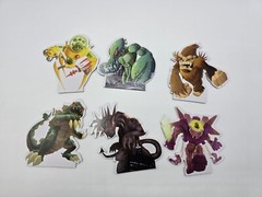 King of Tokyo Board Game COMPLETE Iello 2015 GigaMonster Richard Garfield