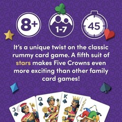 PlayMonster Five Crowns —The Game Isn’t Over Until the Kings Go WildFor Ages 8+