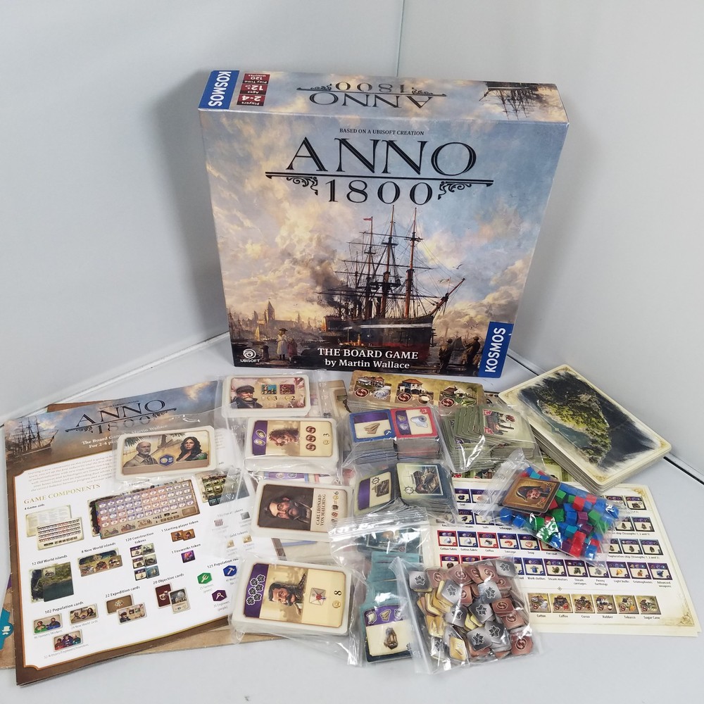 Anno 1800 The Board Game Martin Wallace Kosmos Ubisoft Complete