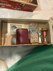 Vintage Scrabble Crossword Cubes Game. No 93 By Selchow & Righter Co.