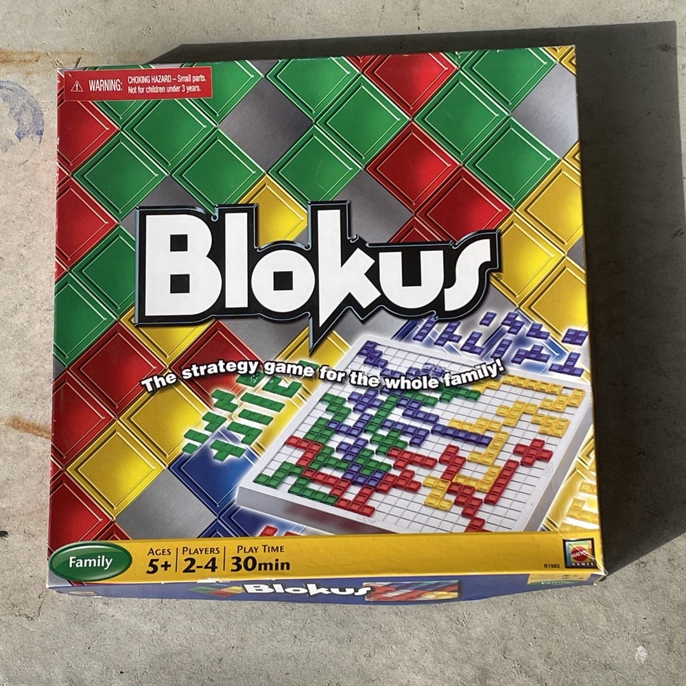 Blokus Game 2009 Strategy Family Friends Education Educational 5+ 2 – 4 Players