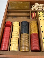 1940s Metro Games Set With Bakelite Items – Original Sealed Cards