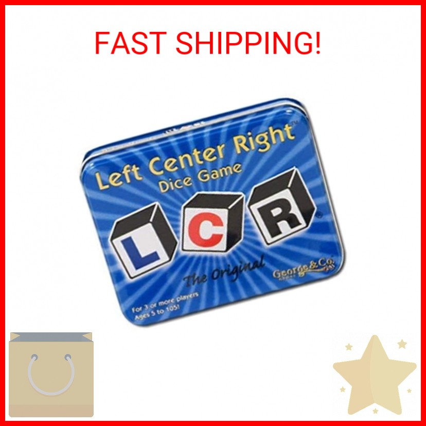 Original LCR Left Center Right Dice Game