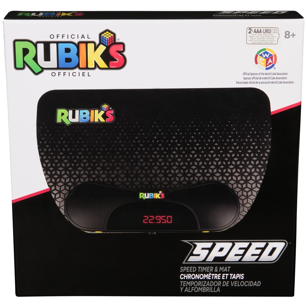 Rubik s Cube Speed Timer Mat Ergonomic Display Competitive Speedcubing Device