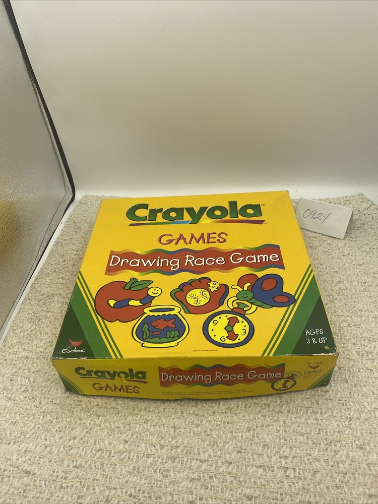 Crayola Drawing Race Game 2-8 Players Age 3 & Up Complete