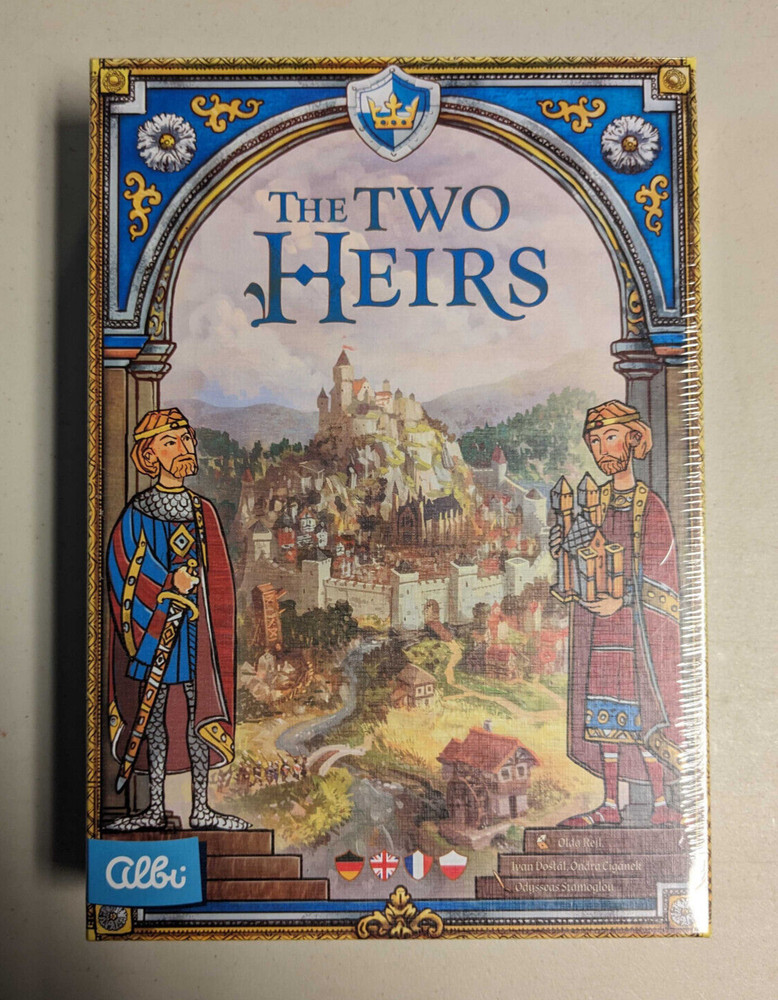 The Two Heirs – Economic Medieval Strategy Board Game by Albi (Damaged)