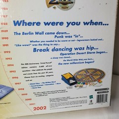 Trivial Pursuit 20th Anniversary Edition 80s 90s Trivia Game Hasbro New Sealed
