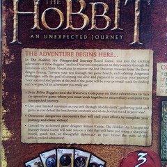 The Hobbit:An Unexpected Journey Board Game Cryptozoic Entertainment New-Sealed