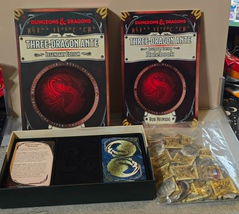 WizKids Dungeons & Dragons Three-Dragon Ante Legendary Edition 2019 Complete