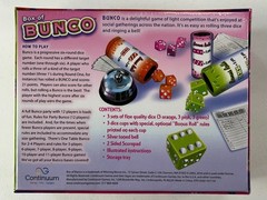 Box of Bunco Game Continuum Games, Multicolored Dice Game. New Factory Sealed