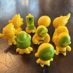 Complete Set BRAZIL FIFA World Cup Figures VOETBAL Gogos Crazy Bones FUT BRASIL
