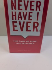 New Never Have I Ever The Game of Poor Life Decisions 2015 Party Game 17+