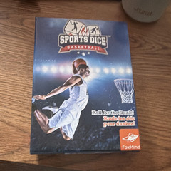 FoxMind Sports Dice Basketball Dice Game, 2+ Players, Ages 8+