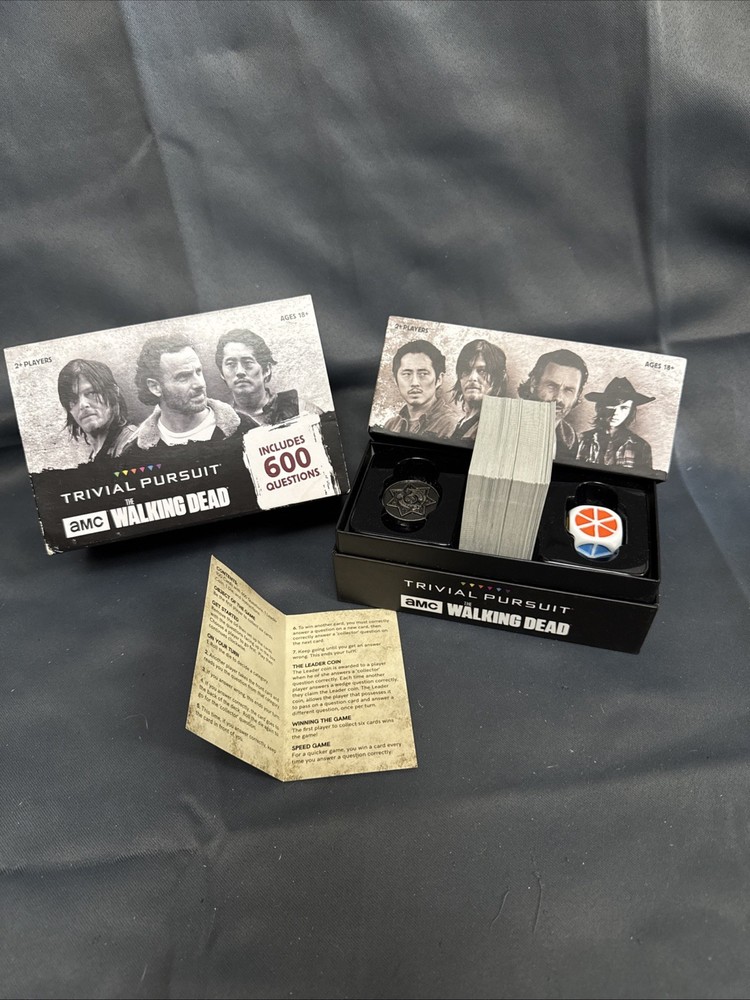 The Walking Dead: Trivial Pursuit Game 2017 AMC USAOPOLY New/Open Box