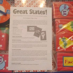 Great States Board Game International Playthings 1999 Geography Complete