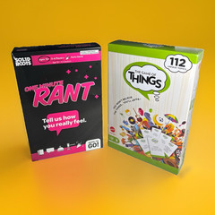 Solid Roots One Minute Rant Party Game Opinions Theme Ages 12+ 3-6 Players