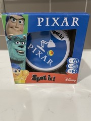 NEW Disney Pixar SPOT IT! Card Game Tin Ages 4+ Asmodee Includes 30 Cards