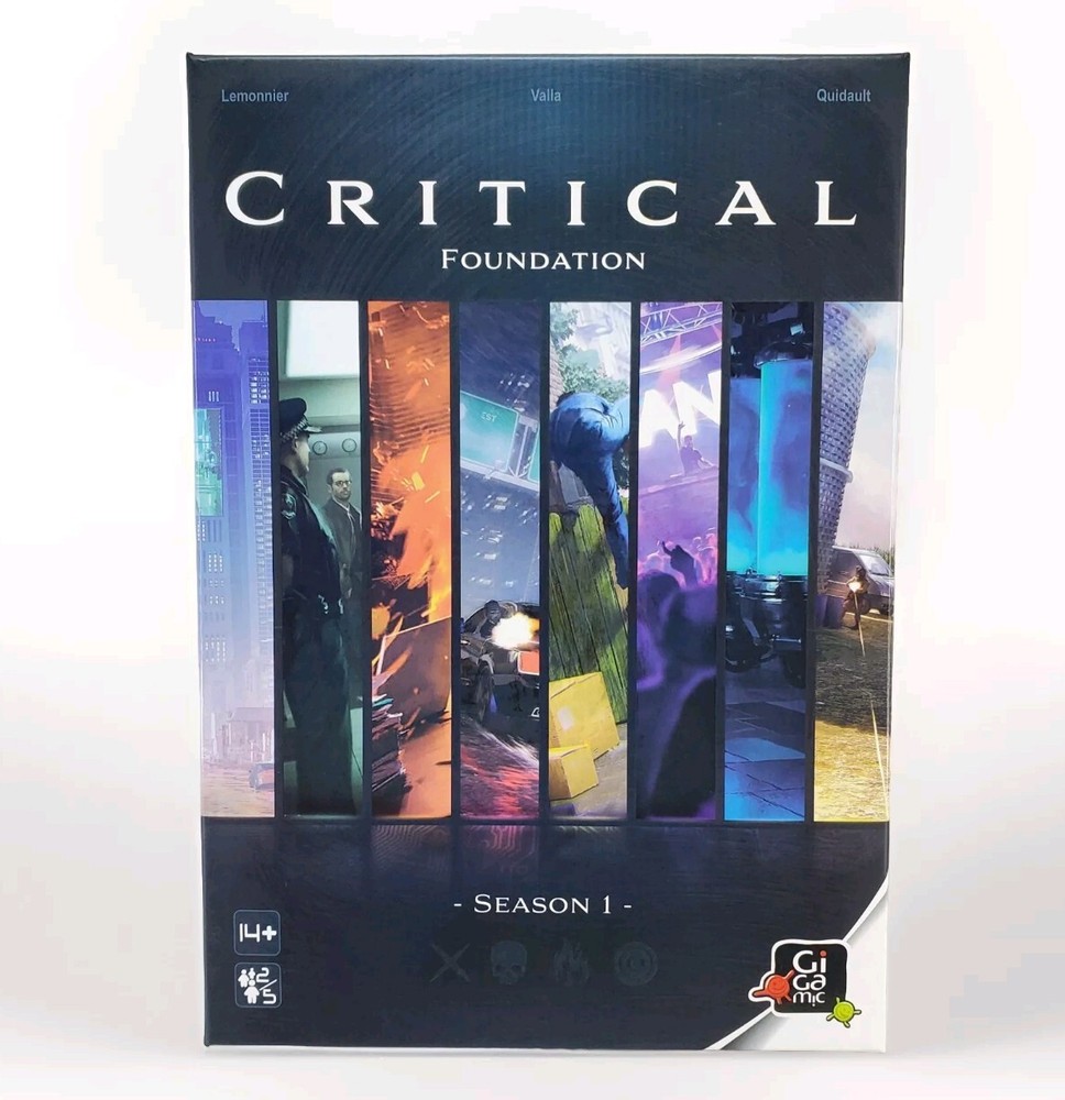 Critical Foundation Season 1 RPG Board Game Science Fiction Strategy