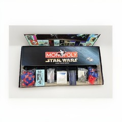 Star Wars Monopoly Classic Trilogy Edition (1997)- 100% COMPLETE