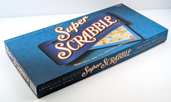 Super Scrabble Board Game by Hasbro – 2004 – 100% COMPLETE with All 200 Tiles!