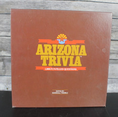 State of Arizona Trivia Board Game 1985 Vintage – Near Complete -Great Condition
