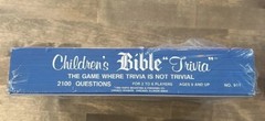 Children’s Bible Trivia Board Game 2100 Questions New Vintage 1984