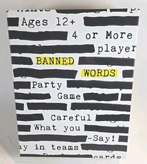 Banned Words Party Game Ages 12+ 4 or more players Wonder Forge OPEN BOX