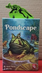 Pondscape Board Game with Wooden Frog Promo by Capstone Games NEW in Shrink