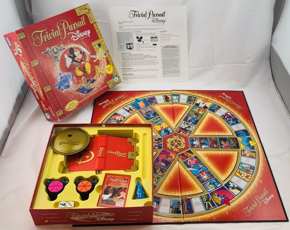 2005 Trivial Pursuit: Disney Edition by Parker Brothers Complete Great Condition