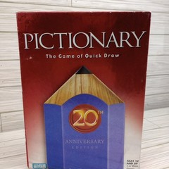 Pictionary The Game of Quick Draw 20th Anniversary Edition Parker Brother Hasbro