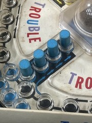 Vintage Trouble Board Game 1965 Complete With Original Pieces And Box (No Bag)