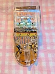 Vintage 1975 Shooting Gallery Game Plastic Pin Ball Game Durham Hong Kong #1625