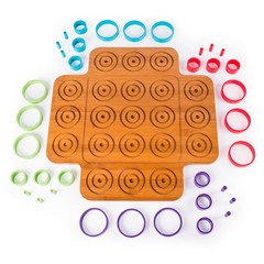 Otrio Wood Strategy-Based Family Board Game Award-Winning STEM Interactive Pu…
