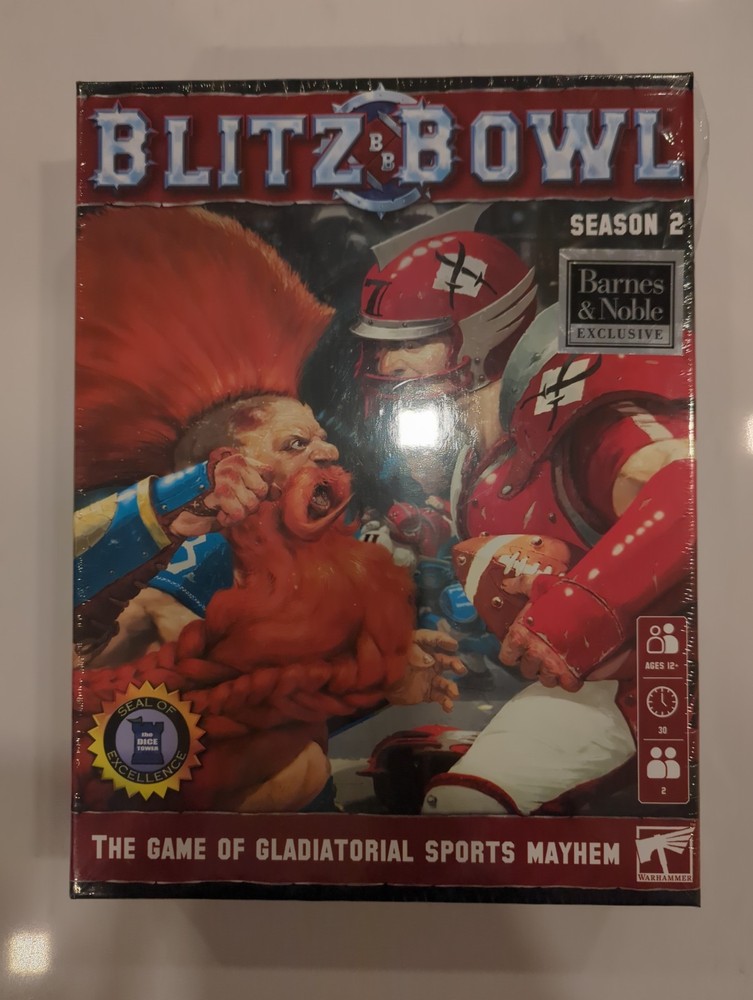 Blitz Bowl Season 2 Warhammer Board Game Gladiatorial Mayhem Complete Sealed