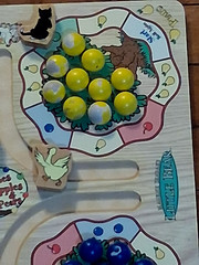 Maurice Sendak’s Little Bear Berries Cherries Apples & Pears Wood Game-Orig Box