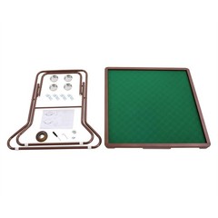 Mahjong Table w/ 4 Cup Holders & 4 Drawers for 4 Player People Foldable Portable