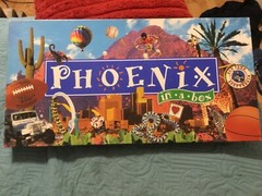 PHOENIX-IN-A-BOX PROPERTY, MONOPOLY LIKE GAME,COMPLETE/SCOTTSDALE,MESA;FREE P&H