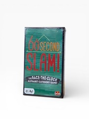 60 Second Slam Card Game Fast-Paced Party Word Game Ages 10+ 3-8 Players