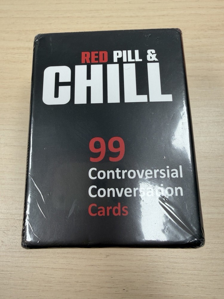 Red Pill & Chill: Card Game – 99 Conversation Starter Questions Explore Deepe…