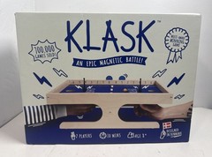 KLASK Board Game An Epic Magnetic Battle 2-player Kids & Adults Denmark w/Box