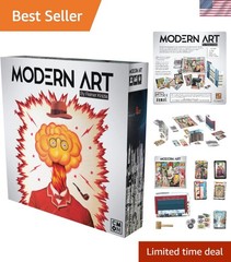Modern Art Board Game: High-Stakes Auctions for 3-5 Players – 45 Min Gameplay