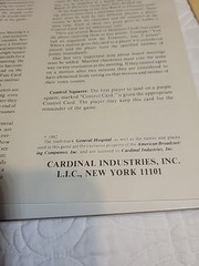 Cardinal General Hospital Role Playing Board Game Complete 2-10 Players Ages 8+