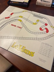 1961 Avalon Hill Le Mans Racing Board Game – Vintage – 11 Cars, 12 Cards & 2Dice