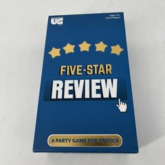 University Games Boardgame Five-Star Review Box New