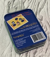 The Original LCR Left Center Right Dice Game Blue Tin George & Co NEW Sealed
